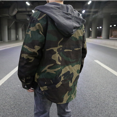 Lucius | Moderner Fit Camo Herren Hoodie Jacke