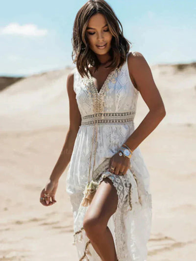 Reba - Boho-Kleid mit langen Ärmeln