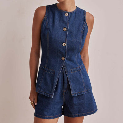 Modernes Damen Jeans-Set