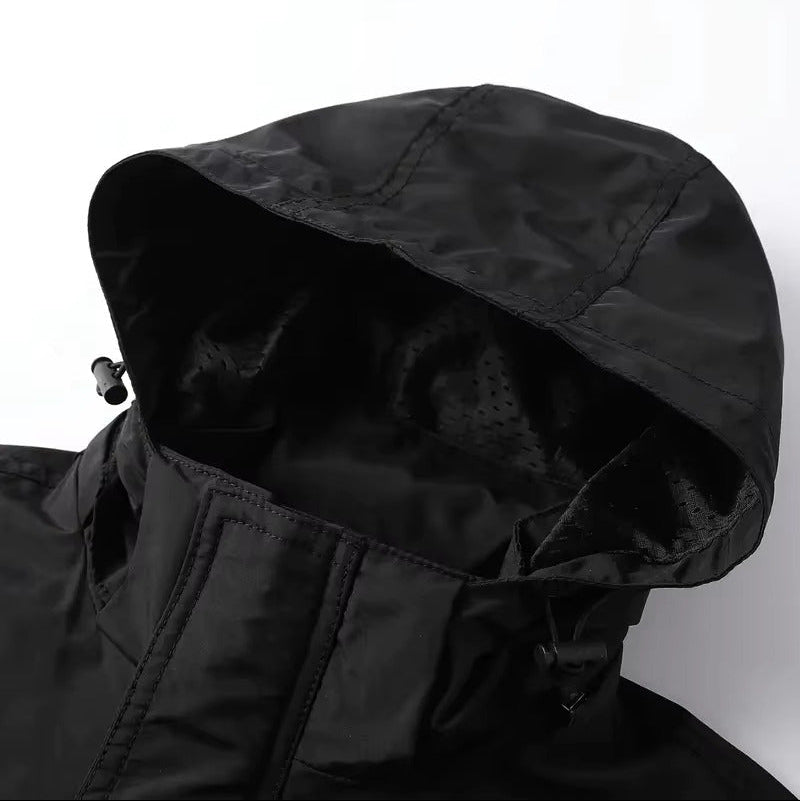 Wasserdichter Herren Militär-Mantel