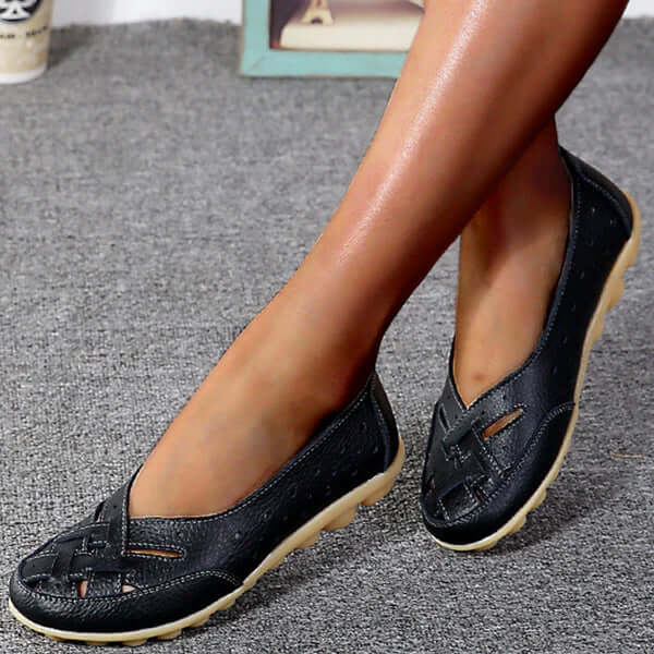 Elisette – Atmungsaktive Damen-Loafer mit Cut-Out