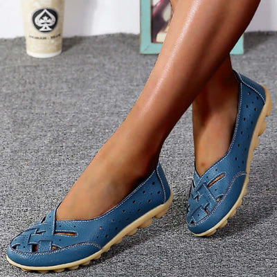 Elisette – Atmungsaktive Damen-Loafer mit Cut-Out