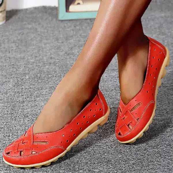 Elisette – Atmungsaktive Damen-Loafer mit Cut-Out
