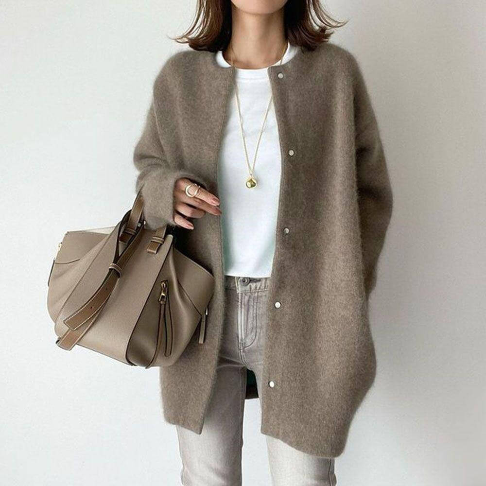 Quirina | Weiches und Stilvolles Essential Damen Strickjacke