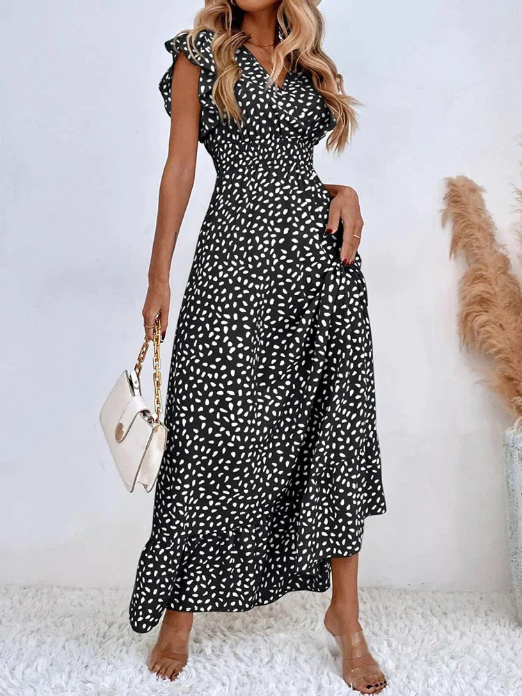 Denaiah – Stilvolles Sommerkleid mit Flügelärmeln