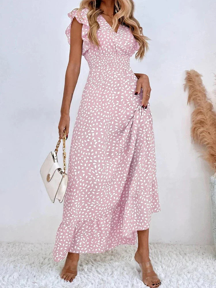 Denaiah – Stilvolles Sommerkleid mit Flügelärmeln