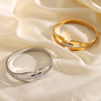 Celia Armreif - 18k vergoldet