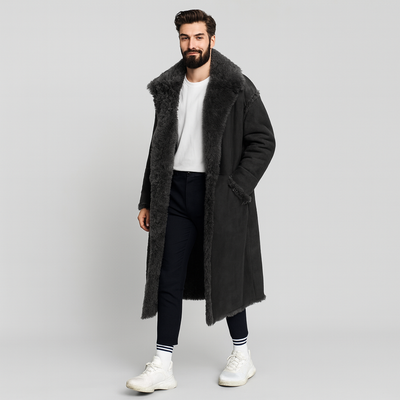 Henrik | Langer Luxus-Wintermantel für Herren