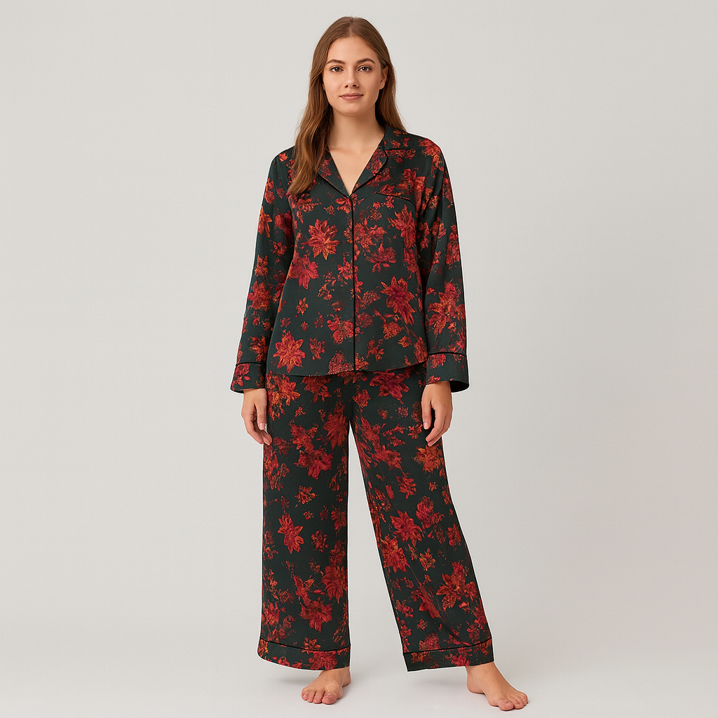 Lotus-Pyjama-Set für Damen