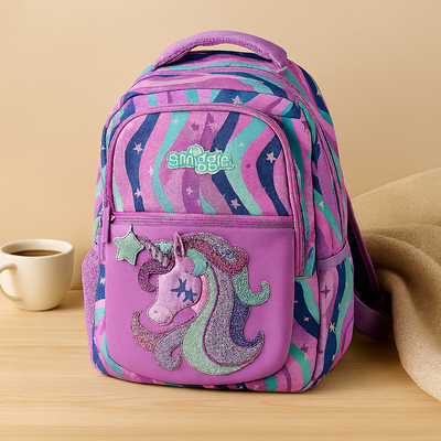 Süßer Rucksack mit Cartoon-Katze und Panda – Kinder-Schultasche für Mädchen mit gepolsterten Trägern