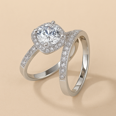 Luxus Intarsien Ring Set für Frauen Set