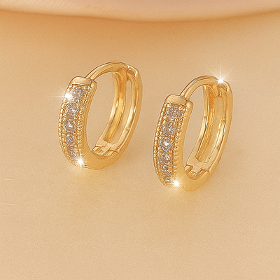 Elegante Damen-Ohrringe mit funkelnden Zirkonias