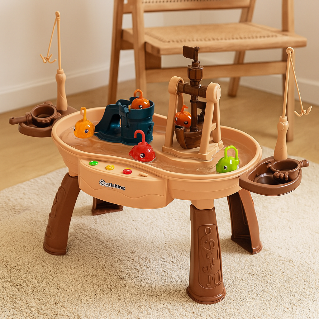 Tots’n’Trout - Multifunktionale Fischspielplattform für Kinder Montessori-Spielzeug