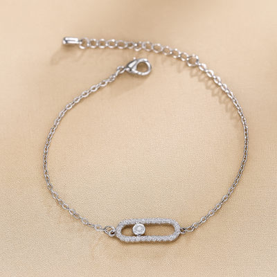 Erin Trendiges Minimalistisches Zirkonia-Armband
