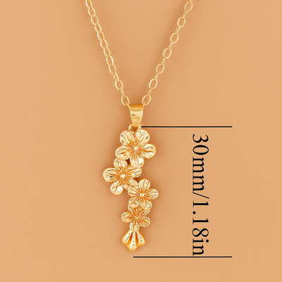 Kirschblüten-Halskette - Elegantes Design für Frauen
