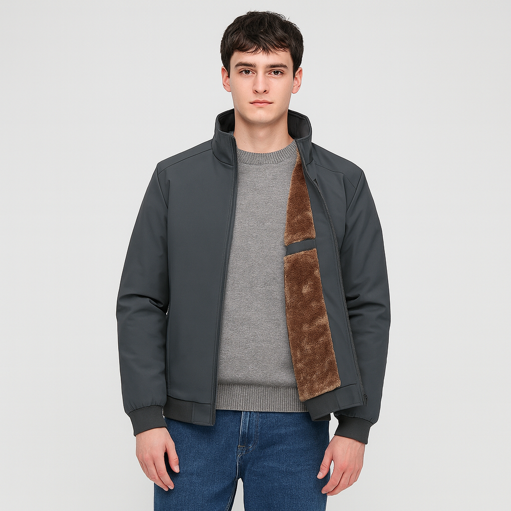 Rune | Herren-Winterjacke mit Stehkragen