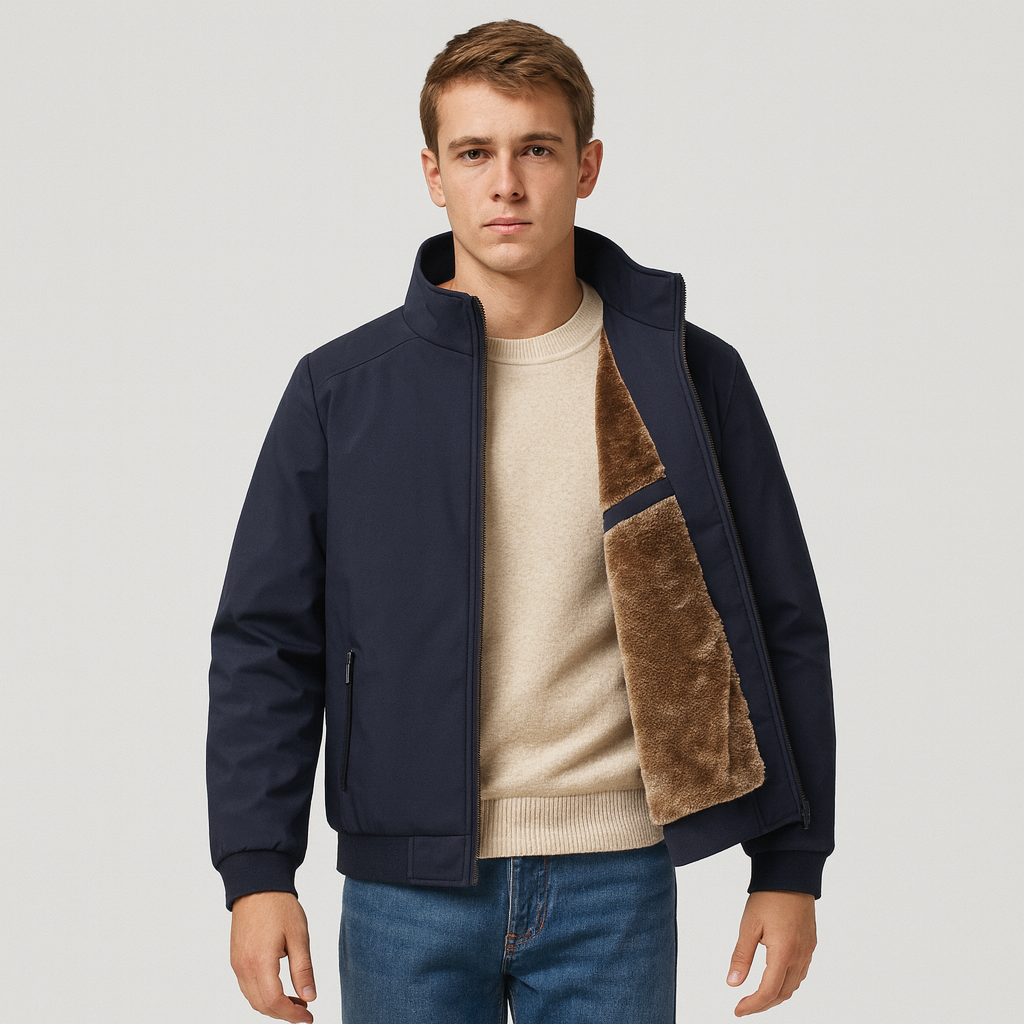 Rune | Herren-Winterjacke mit Stehkragen