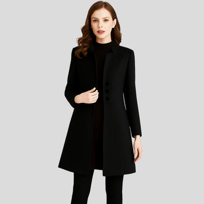 Isla | Eleganter Mantel mit Knopfleiste