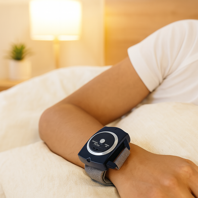 Smartes Anti-Schnarch-Armband – Schnarchstopper mit automatischem Vibrationssensor