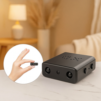 Ultrakompakte Full-HD-Minikamera – Bewegungserkennung, Nachtsicht und Loop-Aufnahme