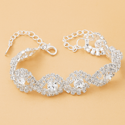 Funkelndes Strass-Twist-Armband – Für Damen