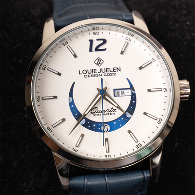 Stilvolle Mondphasenuhr