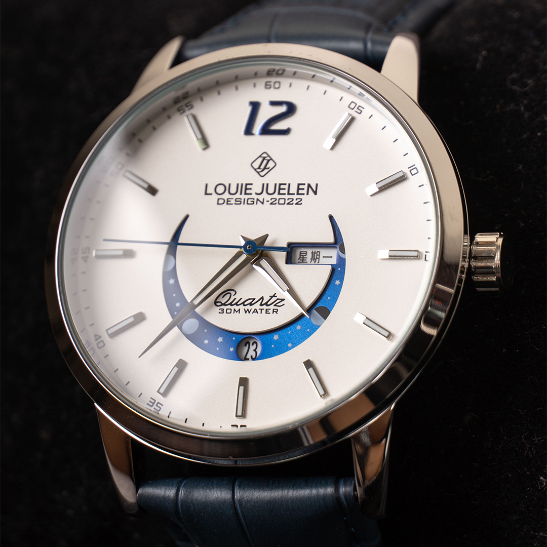 Stilvolle Mondphasenuhr