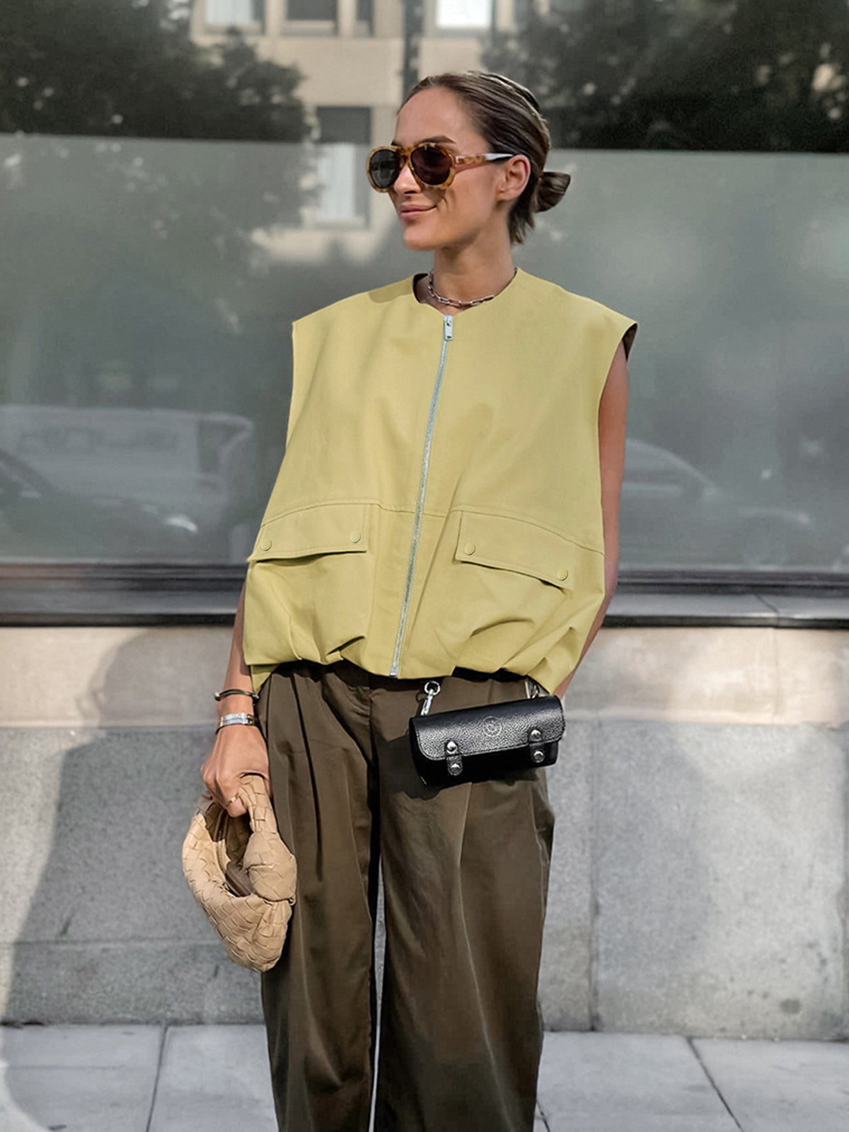 Damen Weste Ärmellos - Freizeit Weste für Lässige Anlässe