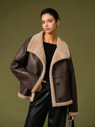 Elegante Fleecejacke im Shift-Stil für Damen