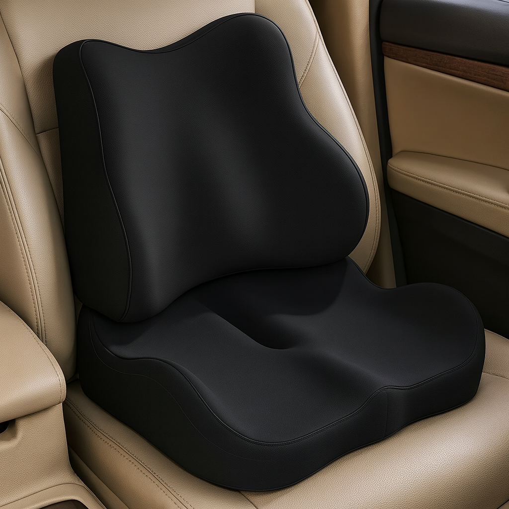 DriveEase | Memory Foam-Autositzkissen mit abnehmbarem Bezug
