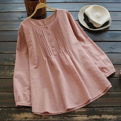 Elegante Damen Langarm Bluse