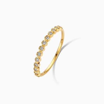 Diamant Blase Ring | Gold