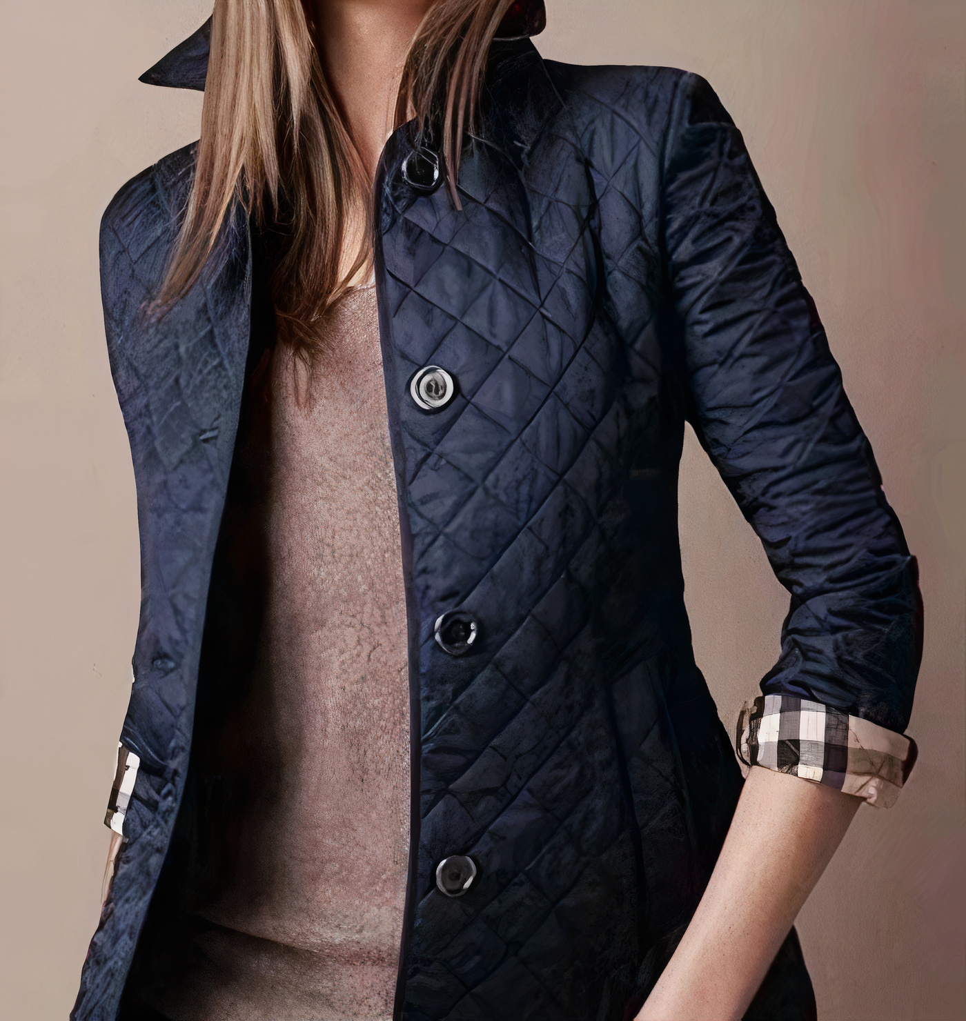 Evelyn - Seiden-Baumwolljacke für Dame