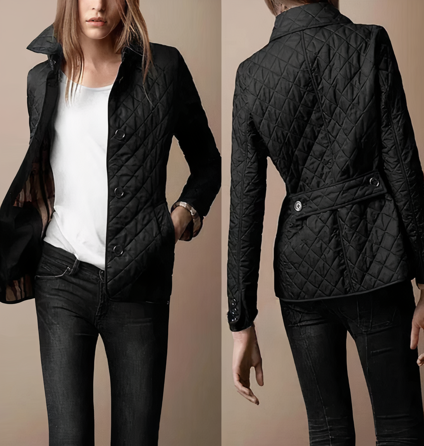 Evelyn - Seiden-Baumwolljacke für Dame