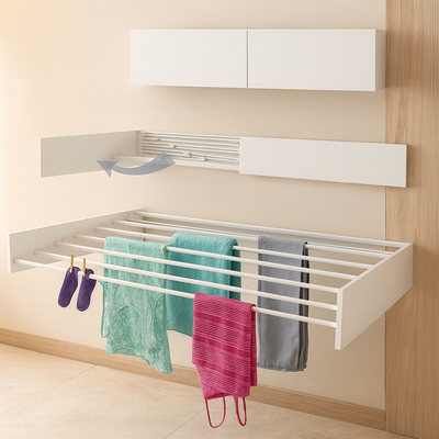 EcoDry Faltbarer Wäscheständer – Platzsparender Trockner für drinnen & draußen