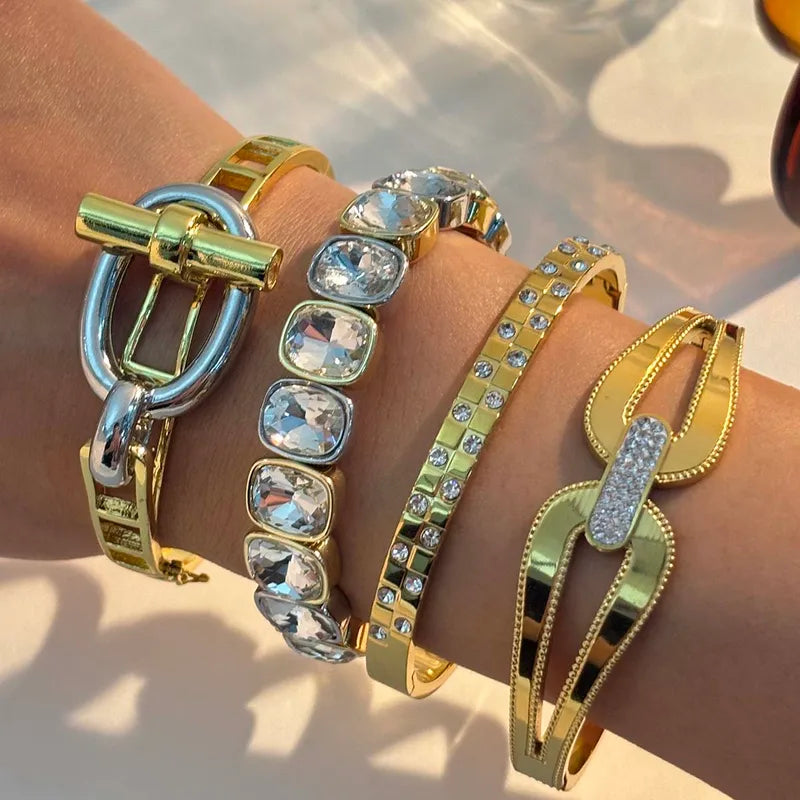 Celia Armreif - 18k vergoldet