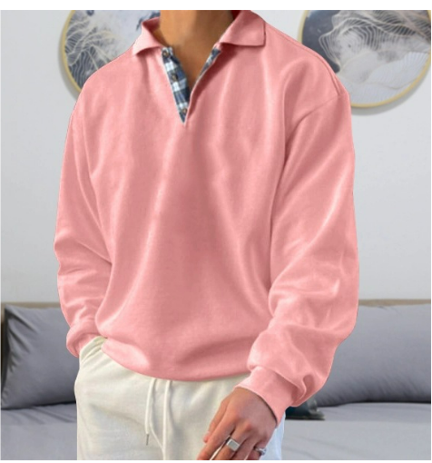 Eleganter Freizeitpullover mit stilvollem Kragen
