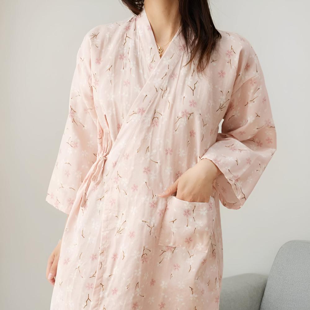 Eleganter Kimono mit Taillengürtel für stilvolle Eleganz