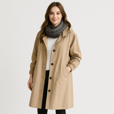 Ella | Zeitloser, wasserdichter Trenchcoat