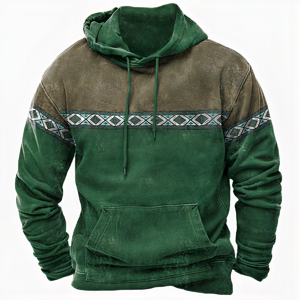 Ethno Herren Hoodie für Lässigen Stil