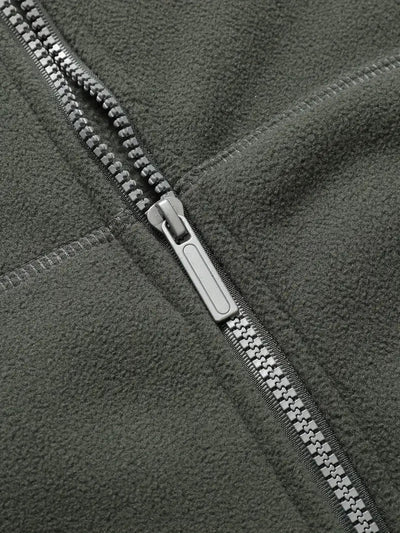 Nik - fleecejacke mit reibverschluss