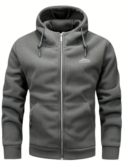Nik - fleecejacke mit reibverschluss