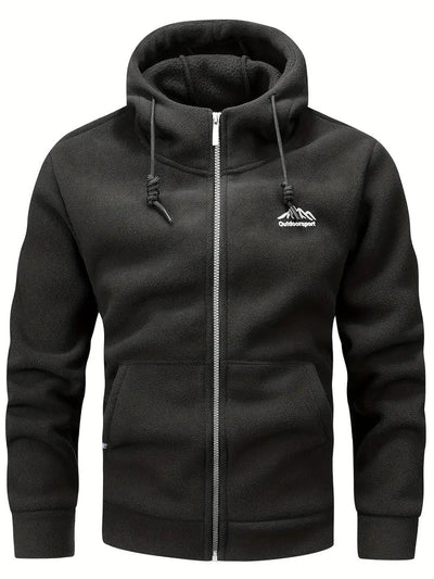 Nik - fleecejacke mit reibverschluss