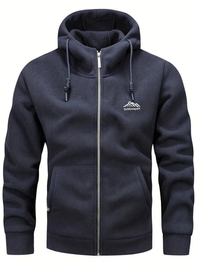 Nik - fleecejacke mit reibverschluss