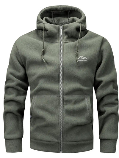 Nik - fleecejacke mit reibverschluss