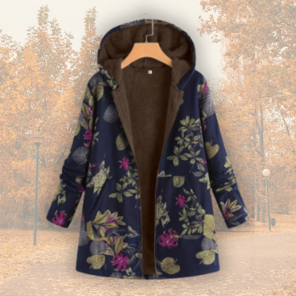 Kamellie – Leichte Winterjacke mit Kunstfellfutter