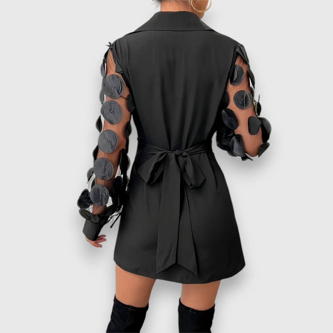 Elegantes Damen Schleifenkleid