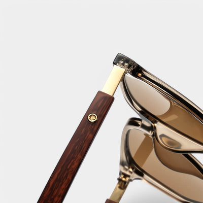 Damen Sonnenbrille Kunststoff quadratisches Gestell modischer Look
