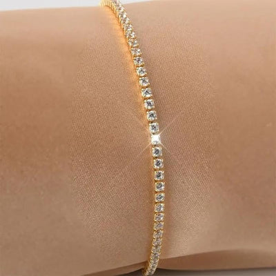 Grace Tennisarmband | Vergoldet