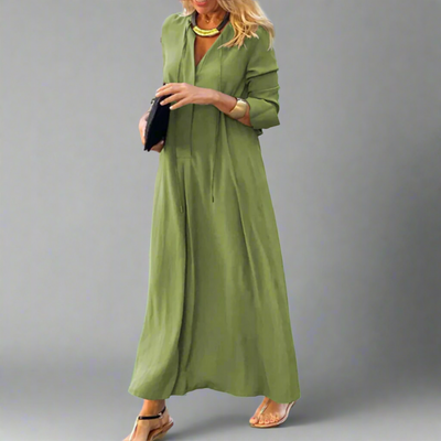 Suse™ | Bequemes Locker Sitzendes Maxikleid